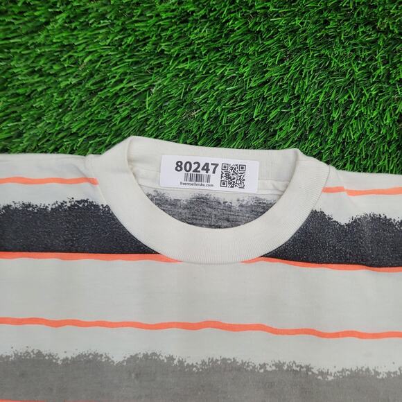 Vintage 90s Carlos-N-Charlies Shirt Womens XL 21x26 Striped - Picture 8 of 15